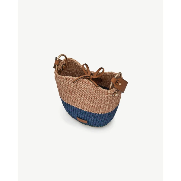 Strathberry Lana Bucket in AAKS Palm Raffia, view 7