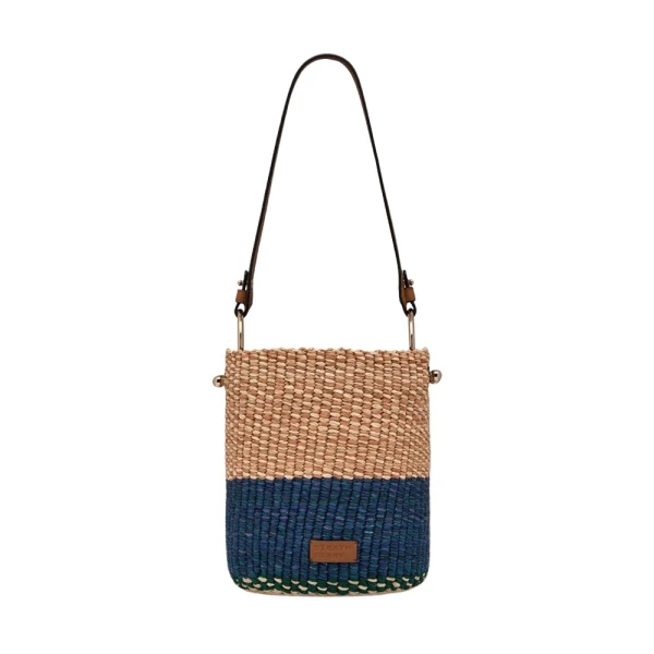 Strathberry Lana Bucket in AAKS Palm Raffia