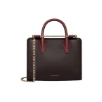 Multicolour-Mini-Tote-in-Espresso-Oxblood-and-Black12323_nobg Strathberry Mini Tote in Espresso, Oxblood and Black