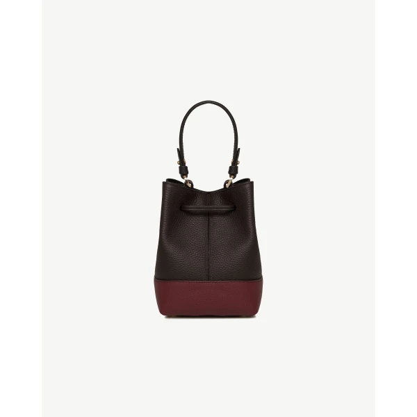 Strathberry Osette in Espresso, Oxblood and Black, view 4