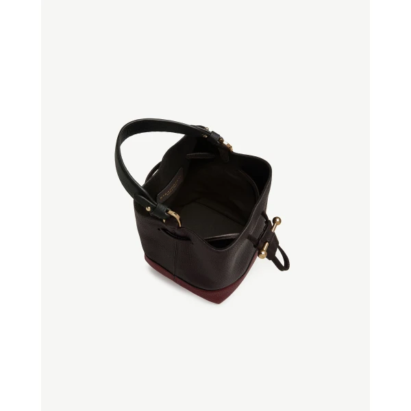 Strathberry Osette in Espresso, Oxblood and Black, view 5