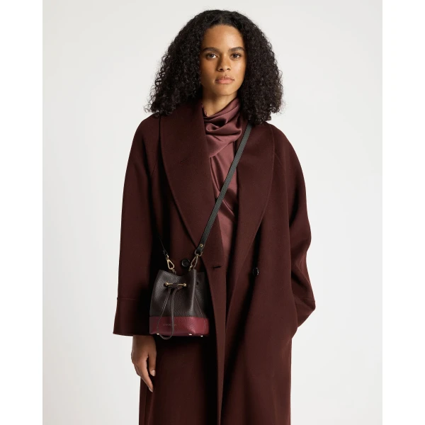 Strathberry Osette in Espresso, Oxblood and Black, view 8