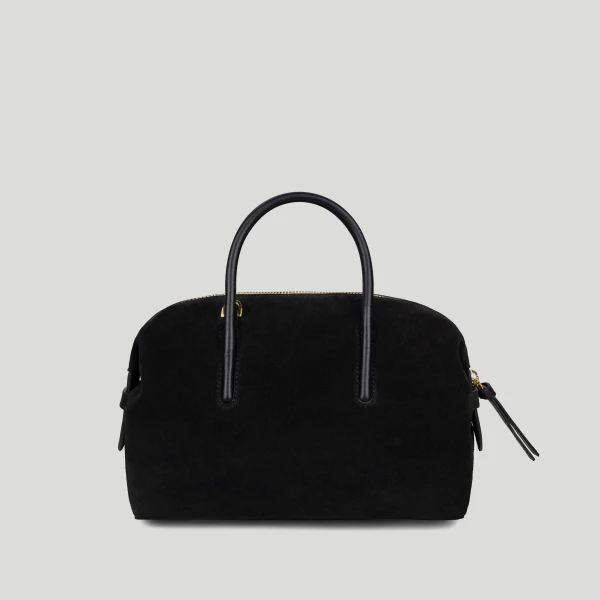 Demellier The Small Stockholm in Black & Berry Tote Bag, view 5