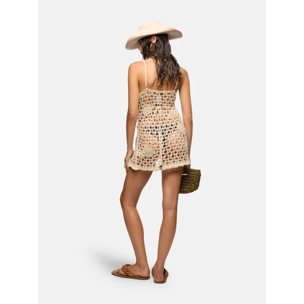 The Attico Natural mini dress, view 3