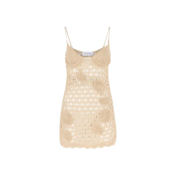 The Attico Natural mini dress