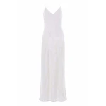 Needle and Thread Cherry Blossom Satin Cami Gown in Cream