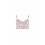 Needle and Thread Eden Rose Top in Swan White/Multi