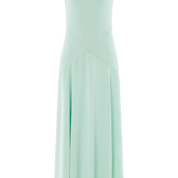 Needle and Thread Evangeline Satin Cowl Neck Gown in Sea Mist