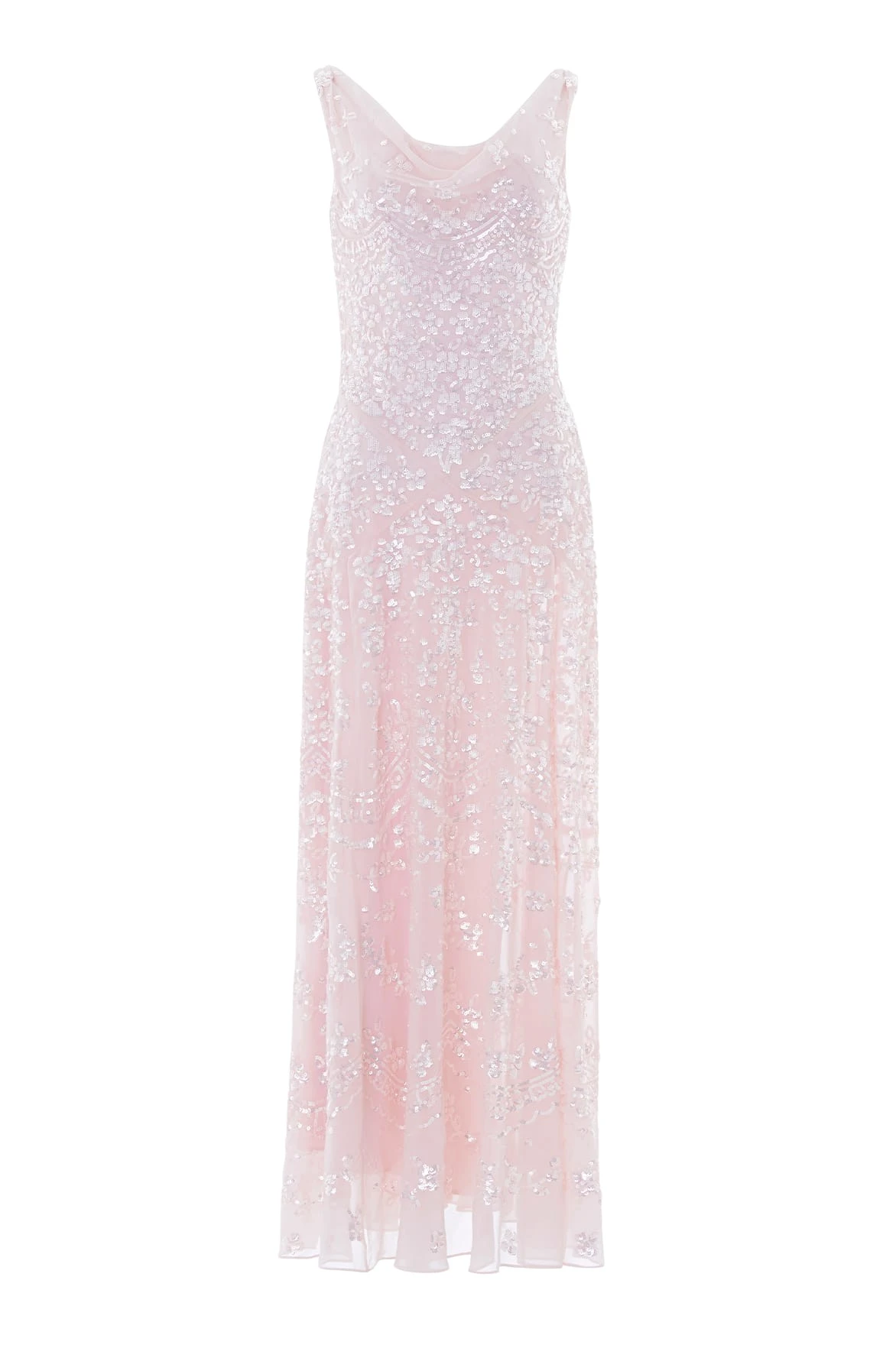 Needle and Thread Freya Georgette Gown in Shell