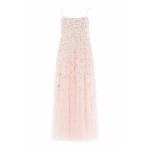 Needle and Thread Meadow Ditsy Cami Ankle Gown in Opal/Peach