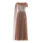 Needle-Thread-Moonlight-Sequin-Draped-Gown-in-CocoaTawny-Coveti71214_nobg Needle and Thread Moonlight Sequin Draped Gown in Cocoa/Tawny