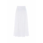 Needle & Thread Romilly Cotton Broderie Ankle Skirt in Optic White - Skirts - British Luxury Evening Wear at Luxury Shoes Needle and Thread Romilly Cotton Broderie Ankle Skirt in Optic White