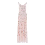 Needle and Thread Rose Bloom Georgette Gown in Shell