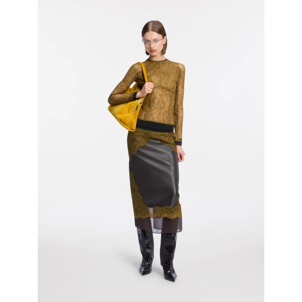 The Attico Olive top, view 2