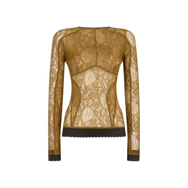 The Attico Olive top