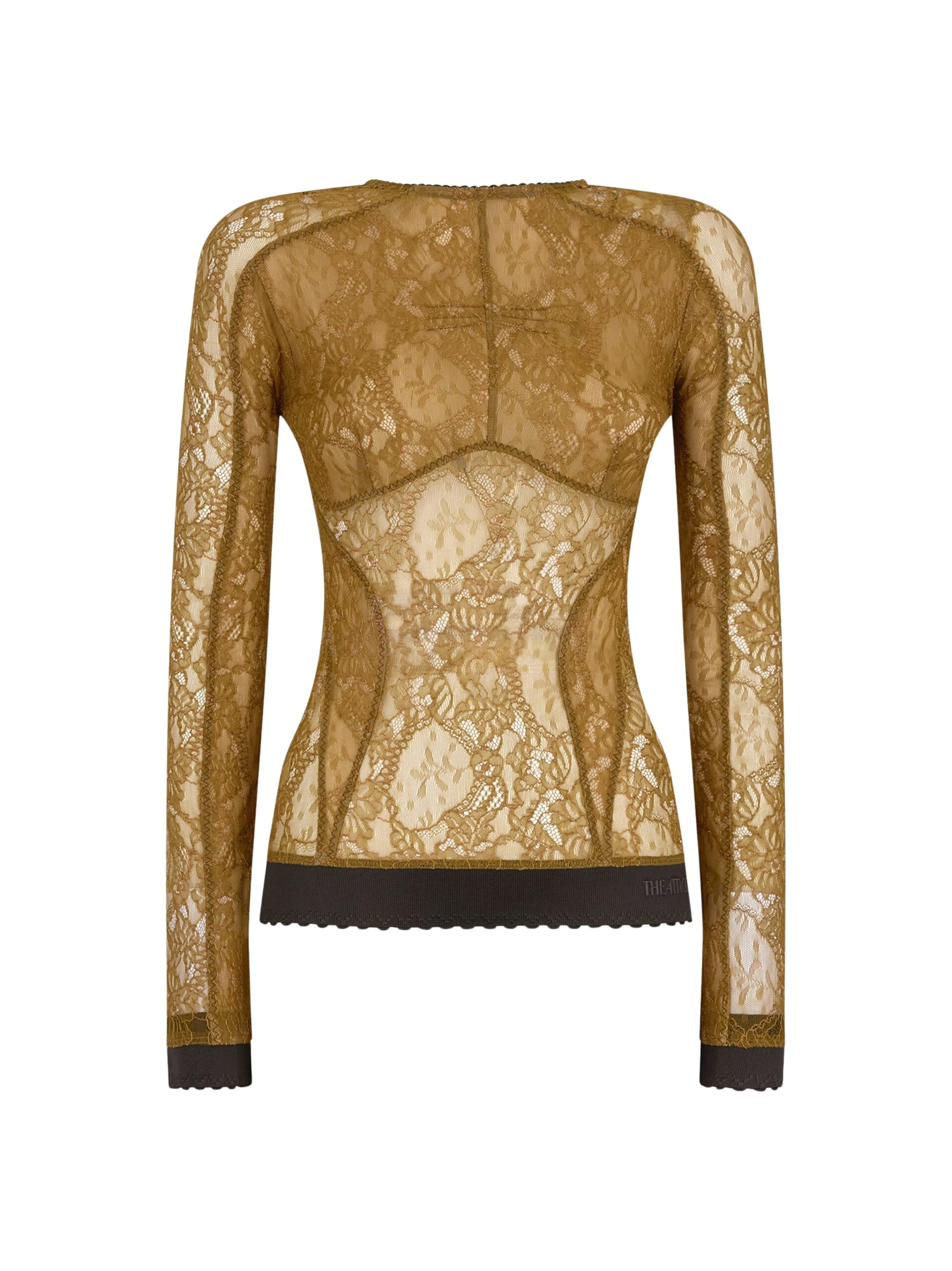 The Attico Olive top