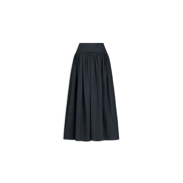 Alaia Openwork Cotton A Line Skirt, view 2