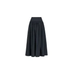 Alaia Openwork Cotton A Line Skirt