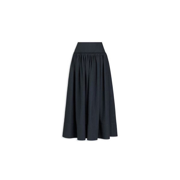 Alaïa Openwork Cotton A Line Skirt - ALAÏA Skirts - Laser Cut Luxury - Shop at Luxury Shoes 