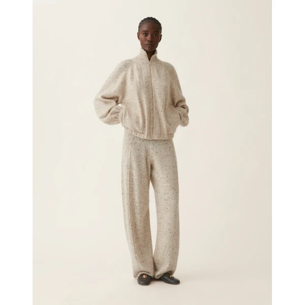 Fabiana Filippi Donegal Yarn Trousers with Lurex in Cachà, view 2