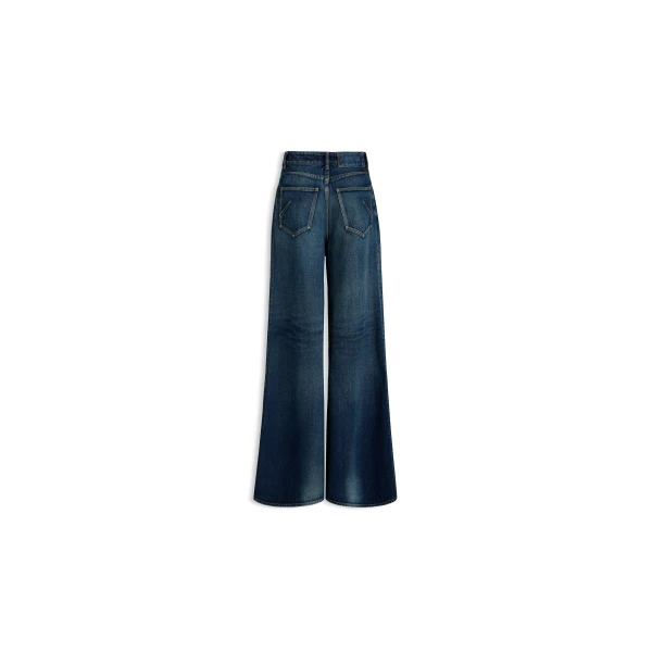 Alaia Palazzo Denim Jeans, view 2
