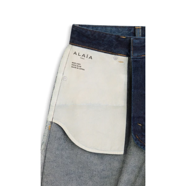 Alaia Palazzo Denim Jeans, view 3