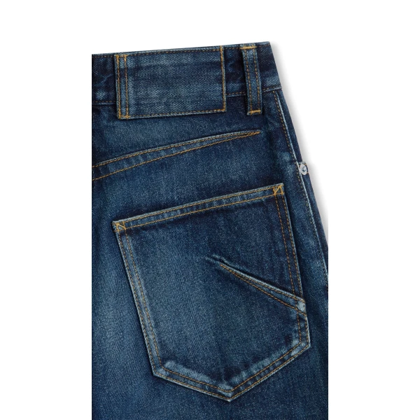 Alaia Palazzo Denim Jeans, view 4