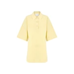 The Attico Pale yellow mini dress