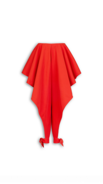 Alaïa Panelled Cotton Pants - ALAÏA Pants - Laser Cut Luxury - Shop at Luxury Shoes 