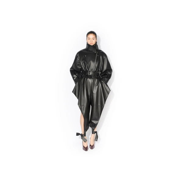 Alaia Panelled Leather Pants, view 2