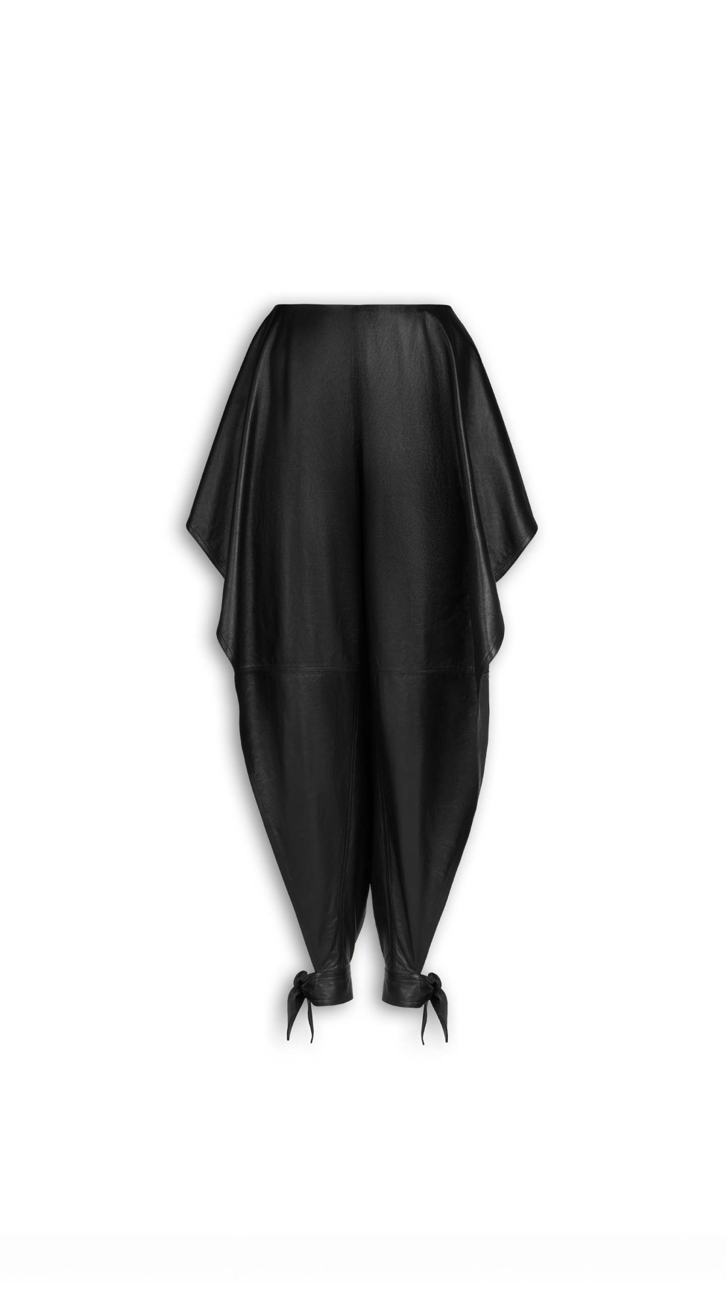 Panelled Leather Pants