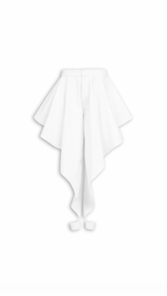 Alaïa Panelled White Jeans - ALAÏA Pants - Laser Cut Luxury - Shop at Luxury Shoes 
