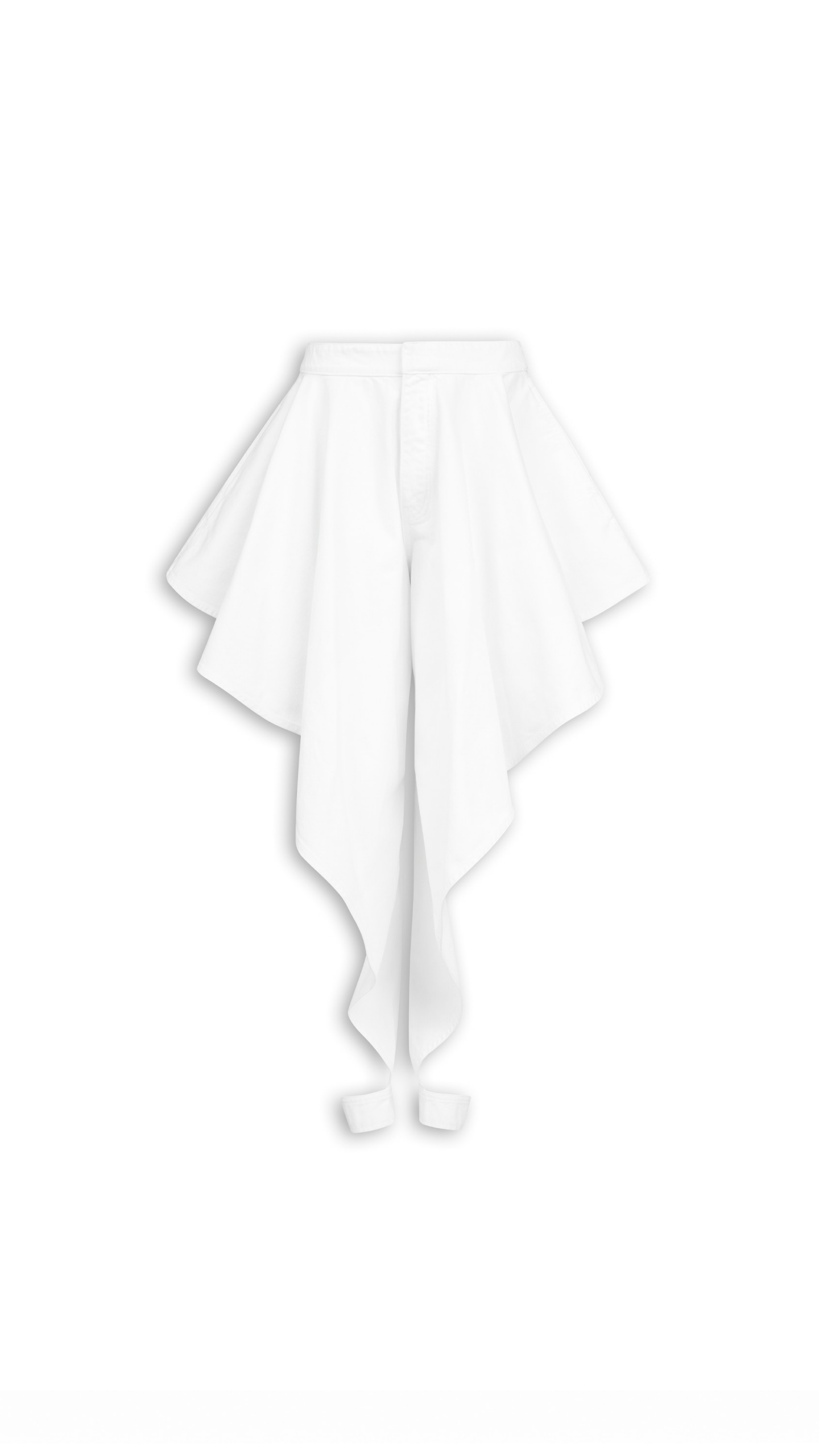 Alaia Panelled White Jeans