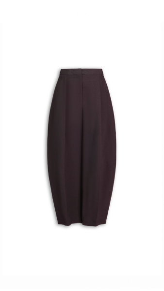 Alaïa Paper Touch Poplin Round Pants - ALAÏA Pants - Laser Cut Luxury - Shop at Luxury Shoes 