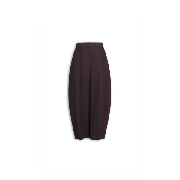 Alaïa Paper Touch Poplin Round Pants - ALAÏA Pants - Laser Cut Luxury - Shop at Luxury Shoes 