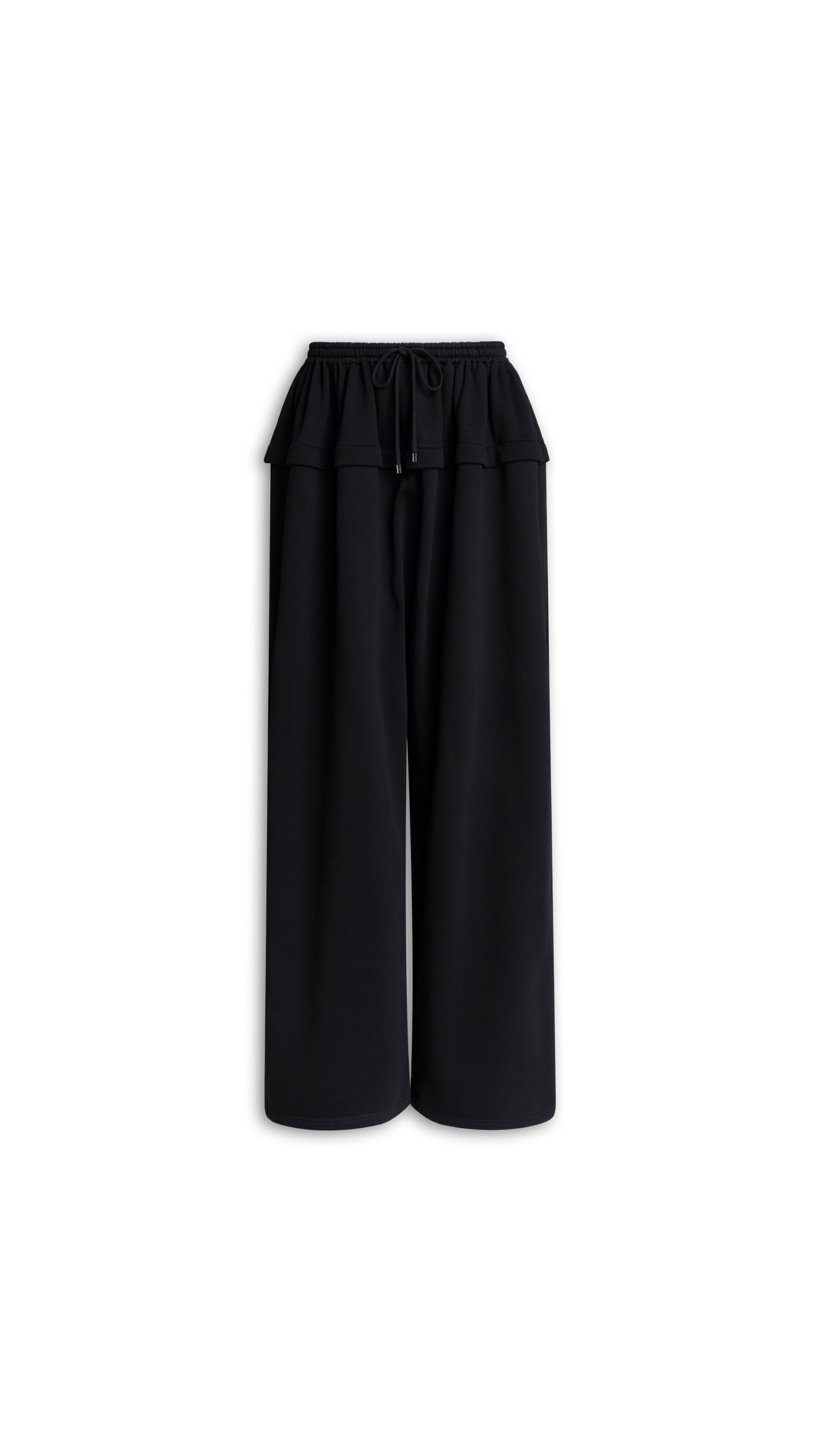 Alaïa Peplum Fleece Pants - ALAÏA Pants - Laser Cut Luxury - Shop at Luxury Shoes Alaia Peplum Fleece Pants