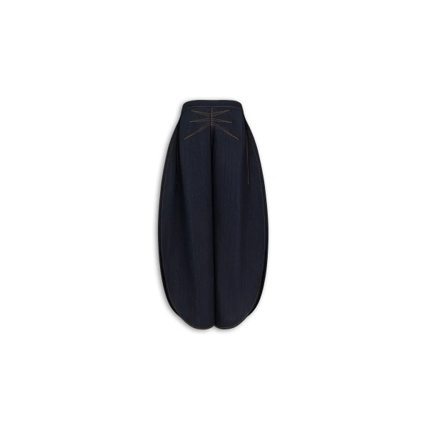 Alaia Petal Denim Pants, view 2