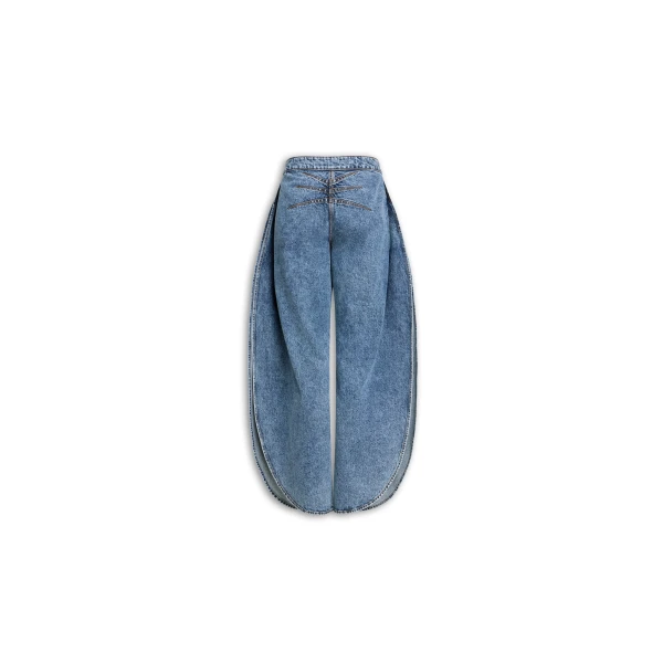 Alaia Petal Denim Pants, view 5