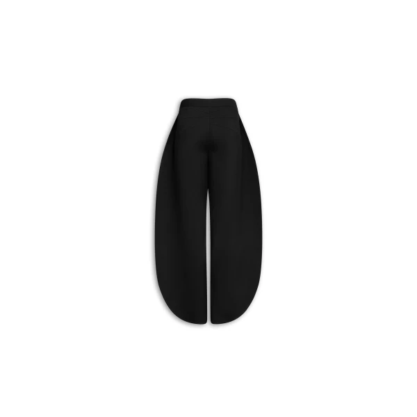 Alaia Petal Wool Pants, view 4