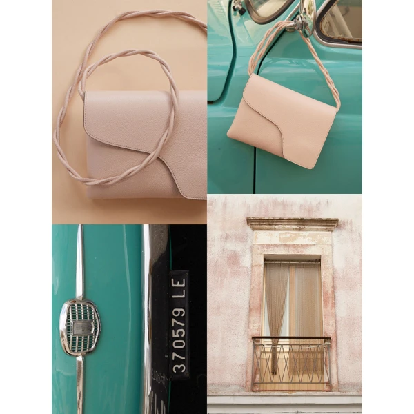 ATP Atelier Duronia in Cipria Mini Crossbody Bag, view 3