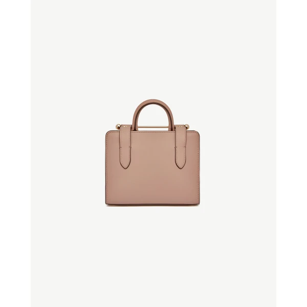 Strathberry Nano Tote in Rose, view 4