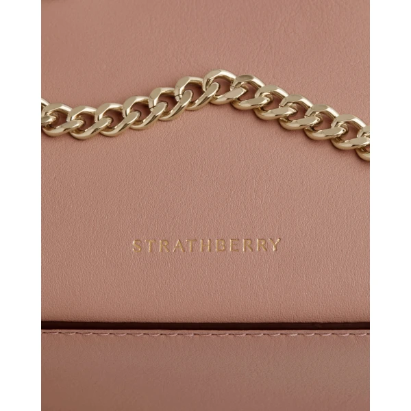 Strathberry Nano Tote in Rose, view 6