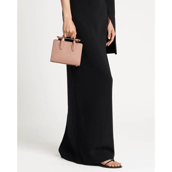 Strathberry Nano Tote in Rose, view 9