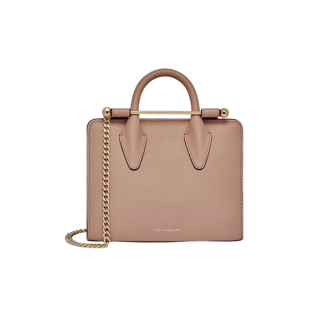 Pink-Nano-Tote-in-Rose65524_nobg Strathberry Nano Tote in Rose