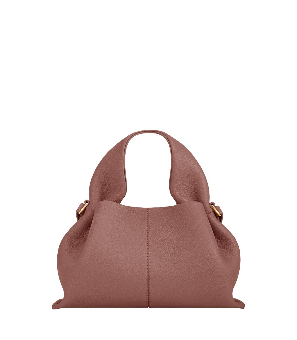 Polène Numéro Neuf Mini in Blush Numéro Neuf Mini in Blush - Mini Bags - Parisian Luxury Leather Bag at Luxury Shoes 