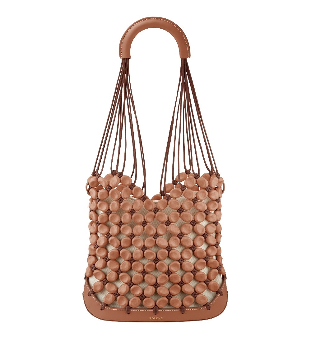 Polène Solé in Salt Pink Solé in Salt Pink - Shoulder & Crossbody Bags - Parisian Luxury Leather Bag at Luxury Shoes 