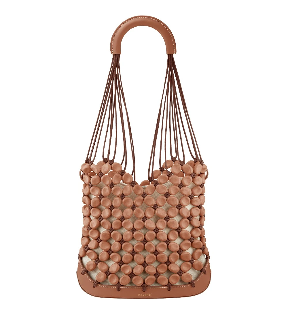 Polène Solé in Salt Pink Solé in Salt Pink - Shoulder & Crossbody Bags - Parisian Luxury Leather Bag at Luxury Shoes 