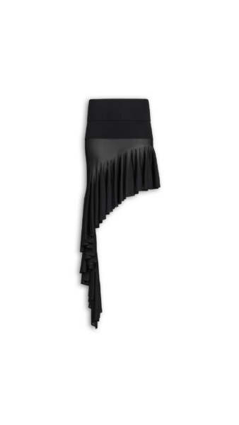 Alaïa Pointed Knit Skirt - ALAÏA Skirts - Laser Cut Luxury - Shop at Luxury Shoes 