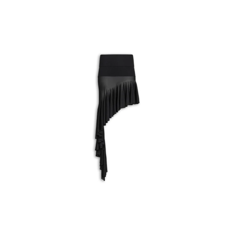 Alaïa Pointed Knit Skirt - ALAÏA Skirts - Laser Cut Luxury - Shop at Luxury Shoes 
