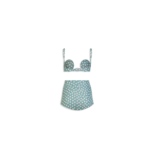 Alaia Polka Dot Bikini Set, view 5